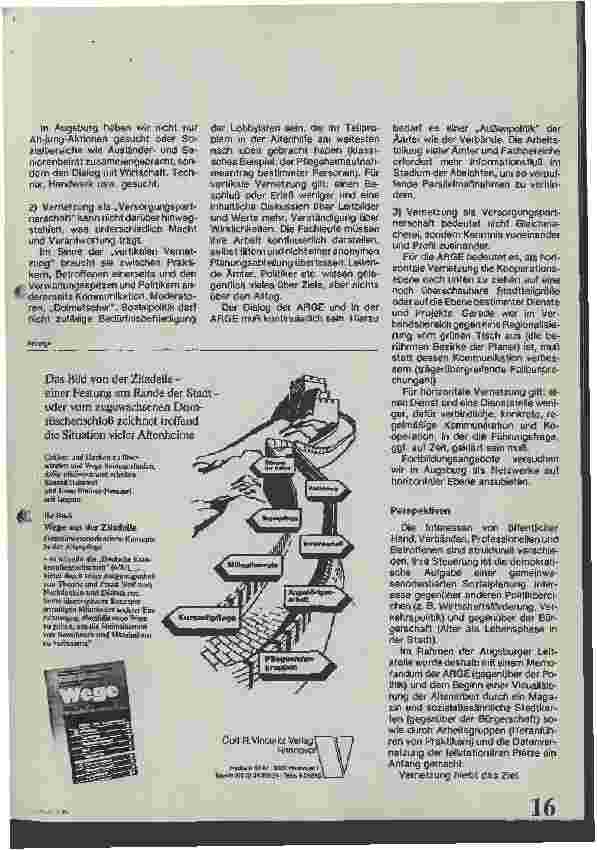 Vorschauseite 5: Zusammenarbeit oder Chaos in der kommunalen Altenarbeit