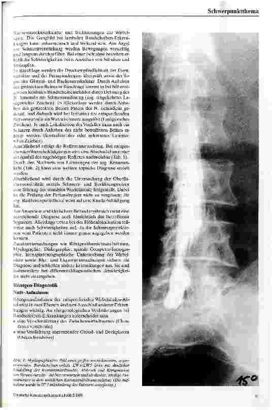 Vorschauseite 3: Diagnostik der bandscheibenbedingten Erkrankungen