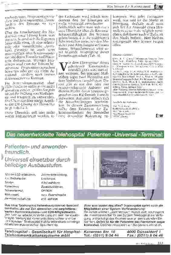 Vorschauseite 5: Was bieten die Autonomen? Autonome Krankenhaus-Datenverarbeitungs-Systeme im Vergleich