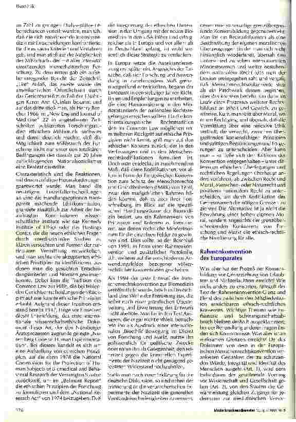Vorschauseite 3: Grenzen des Machbaren - medizinische Ethik und moderne Biomedizin