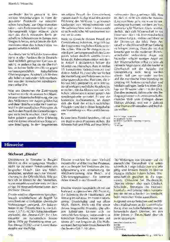 Vorschauseite 5: Grenzen des Machbaren - medizinische Ethik und moderne Biomedizin