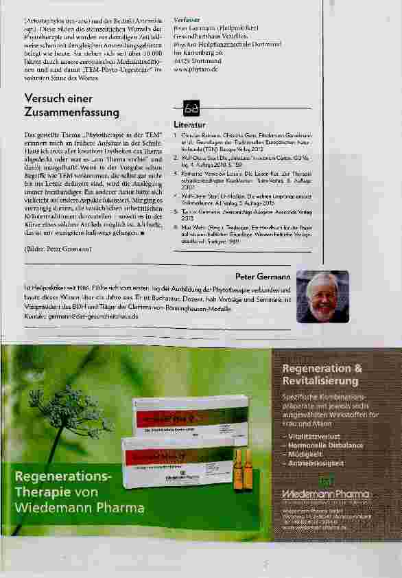 Vorschauseite 4: Phytotherapie in der TEM