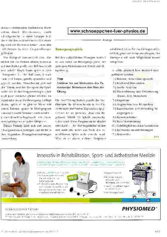 Vorschauseite 2: Sturzprophylaxe durch Bewegungsschulung