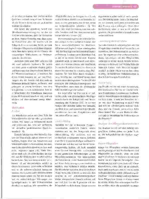 Vorschauseite 2: Verbesserung der Pflegedokumentation: Schärfung des professionellen Bewusst-seins in einer psychiatrischen Klinik in Nord-Norwegen