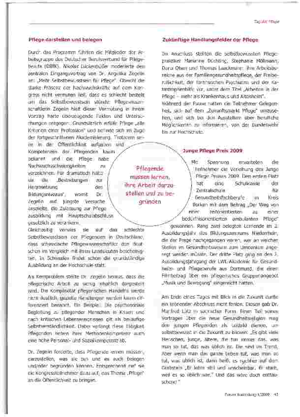 Vorschauseite 2: Selbstbewusst in die Zukunft