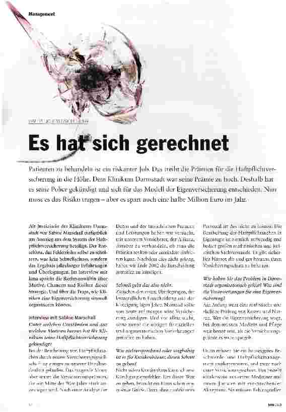 Vorschauseite 1: Es hat sich gerechnet
