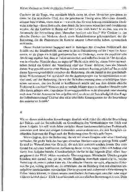 Vorschauseite 3: Warum überhaupt ist Suizid ein ethisches Problem? Über Suizid und Suizidbeihilfe