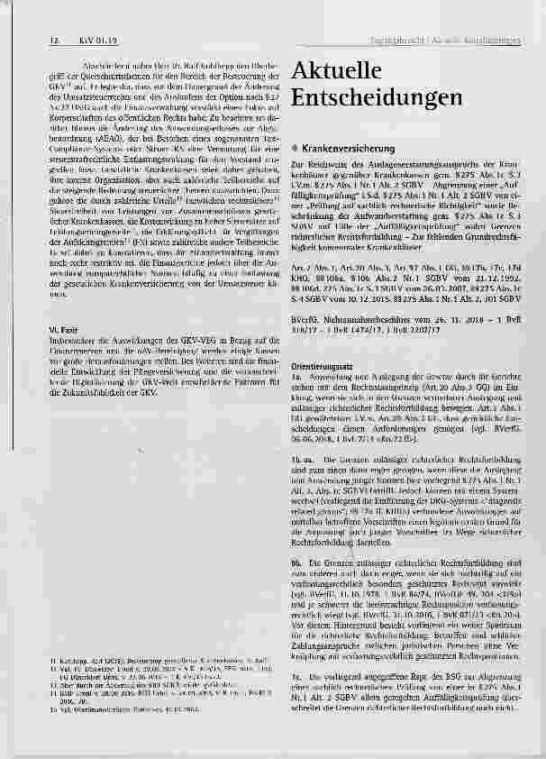 Vorschauseite 4: Tagungsbericht 6. Hamburger Tage Gesetzliche Krankenversicherung