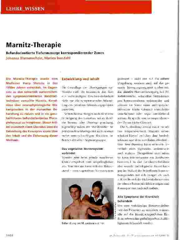 Vorschauseite 1: Marnitz-Therapie