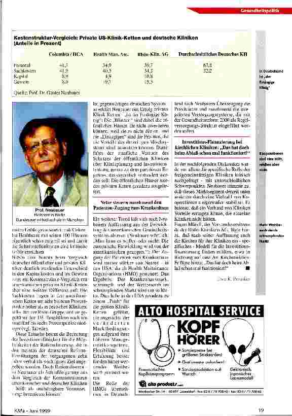 Vorschauseite 3: Neubauer: Rationalisieren heißt Investieren können!