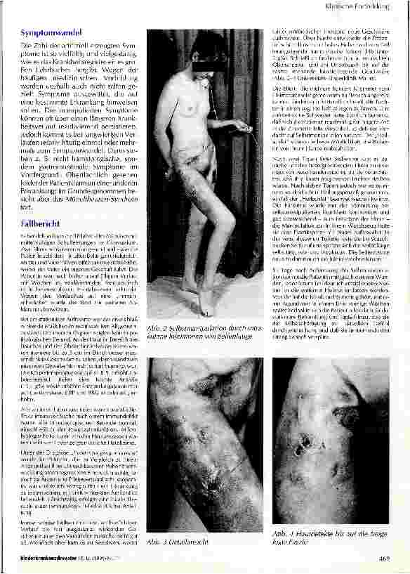 Vorschauseite 3: Selbstmanipulierte Krankheiten: Das Münchhausen-Syndrom