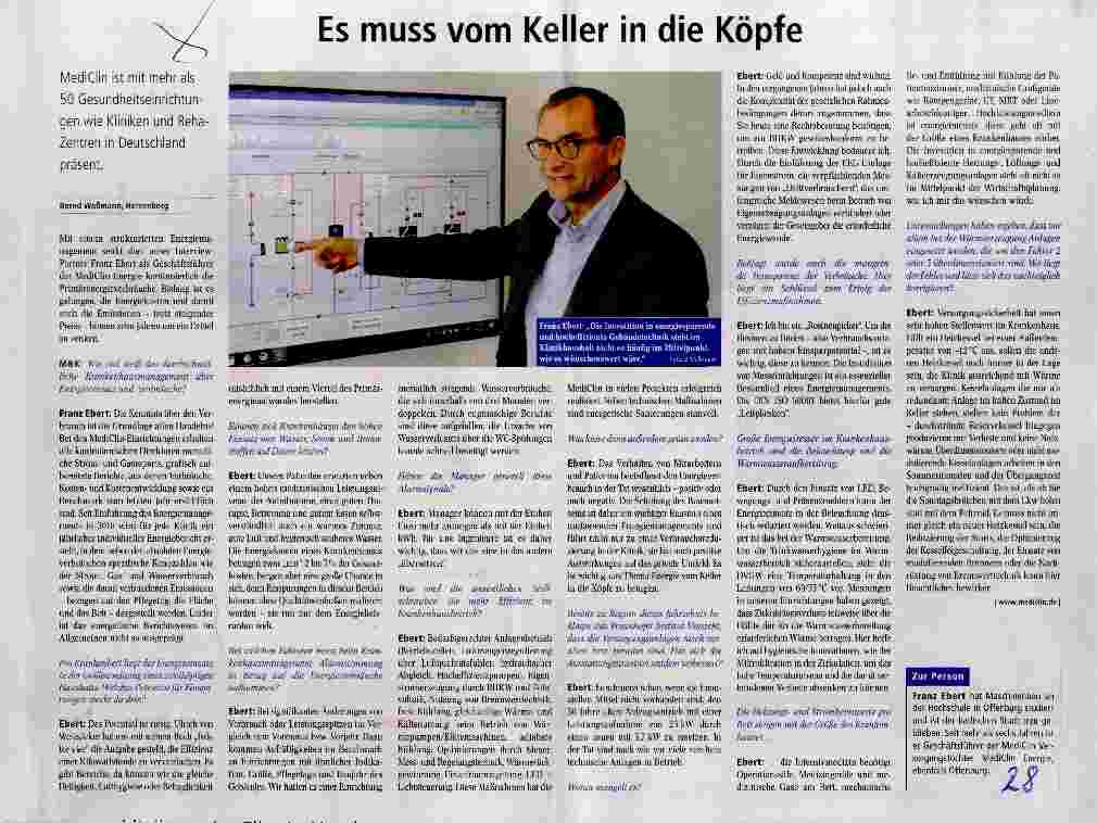 Vorschauseite 1: Es muss vom Keller in die Köpfe
