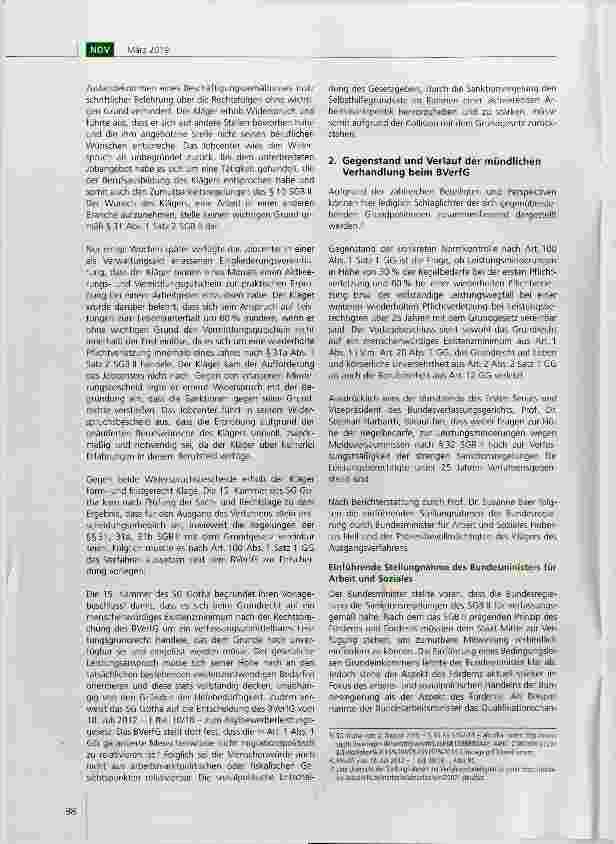 Vorschauseite 2: Sind die Sanktionsregelungen im SGB II verfassungswidrig?