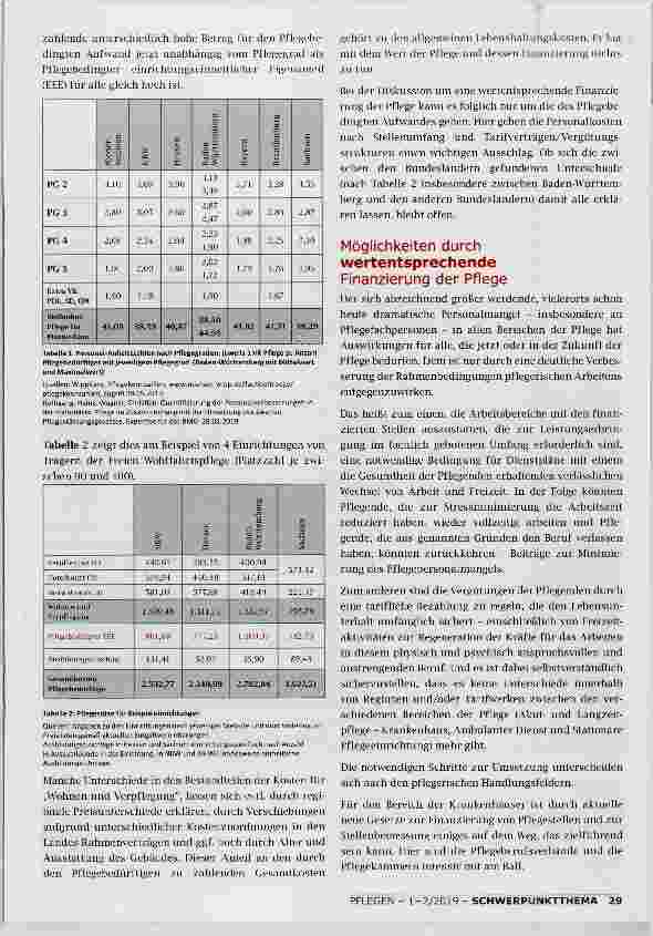 Vorschauseite 4: WEM IST PFLEGE WAS WERT?