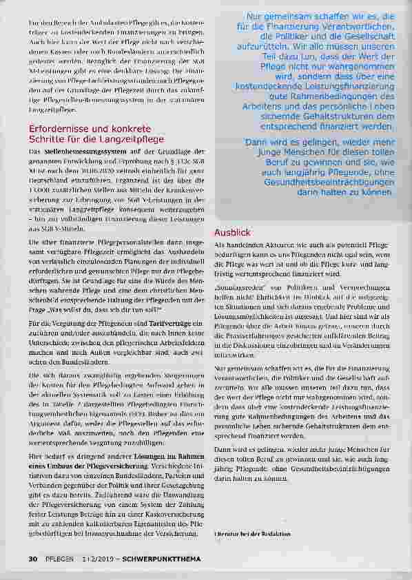 Vorschauseite 5: WEM IST PFLEGE WAS WERT?