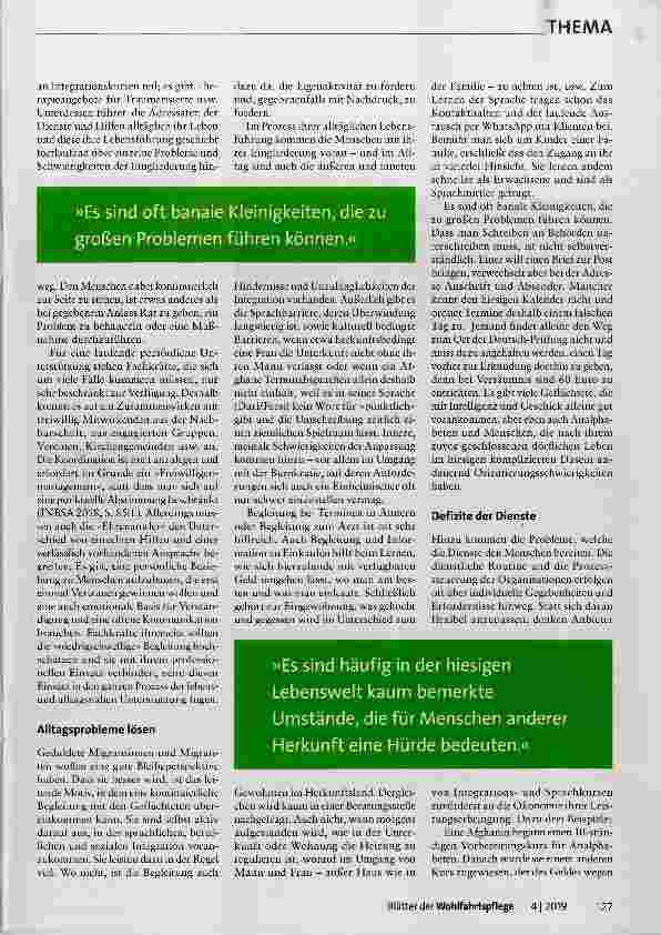 Vorschauseite 2: Informell sich näherkommen Integration schrittweise begleiten