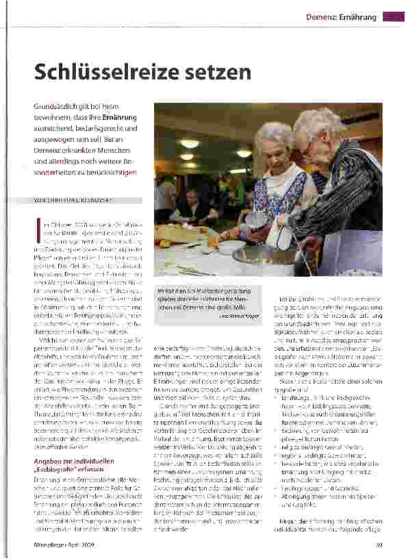 Vorschauseite 1: Schlüsselreize setzen