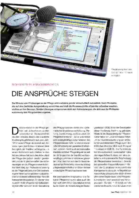 Vorschauseite 1: DIE ANSPRÜCHE STEIGEN
