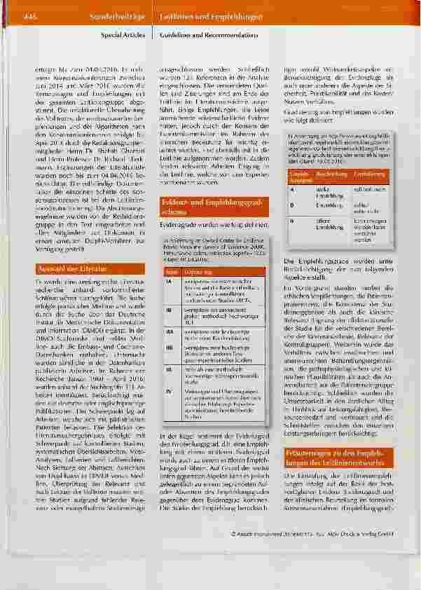Vorschauseite 2: Prävention und Therapie des pädiatrischen Emergence Delir