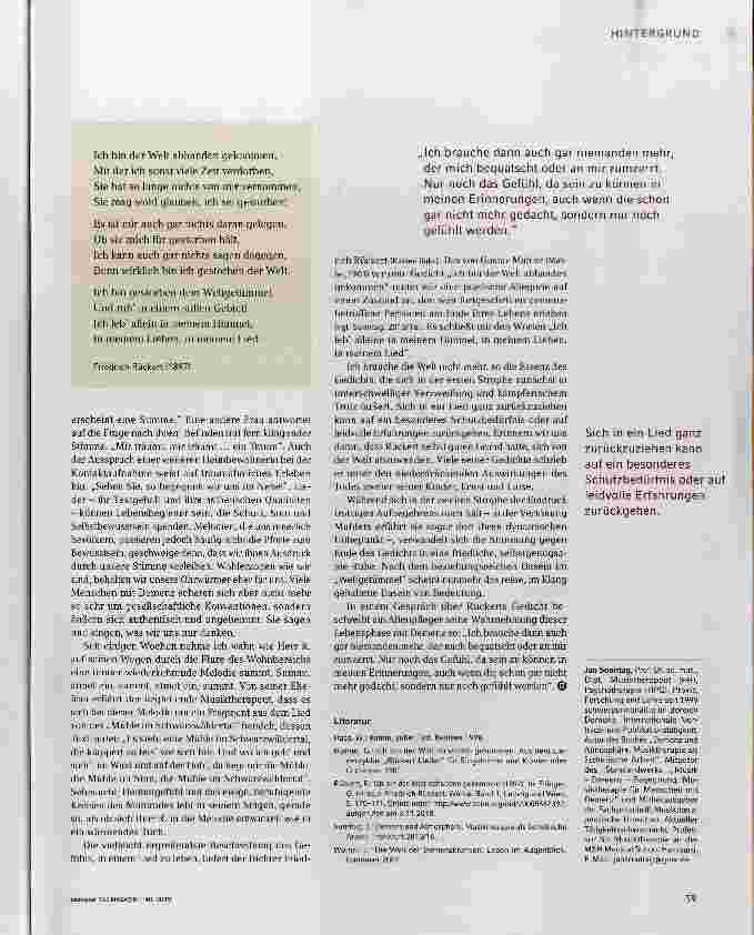 Vorschauseite 2: Leben im Lied