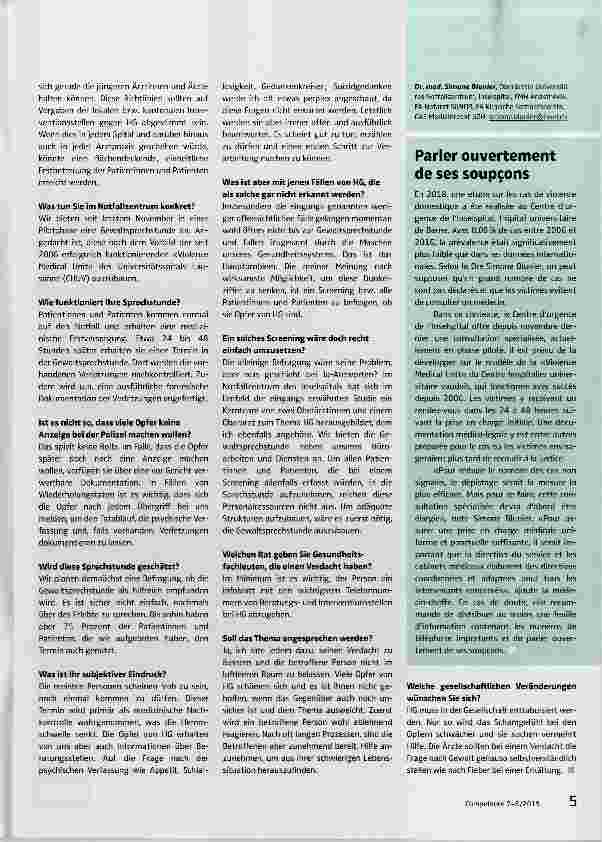 Vorschauseite 2: Verdacht auf häusliche Gewalt offen ansprechen