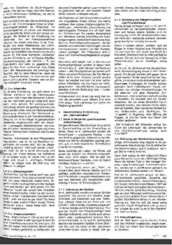 Vorschauseite 2: Die Probleme in unseren Altenheimen