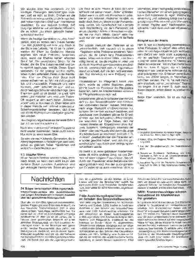 Vorschauseite 5: Die Probleme in unseren Altenheimen