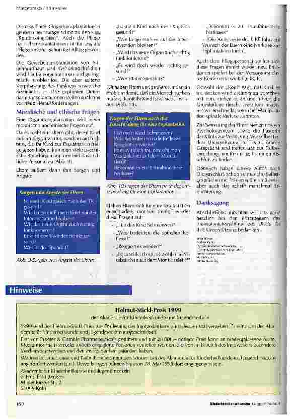 Vorschauseite 4: Organtransplantation Pflegerische Aspekte