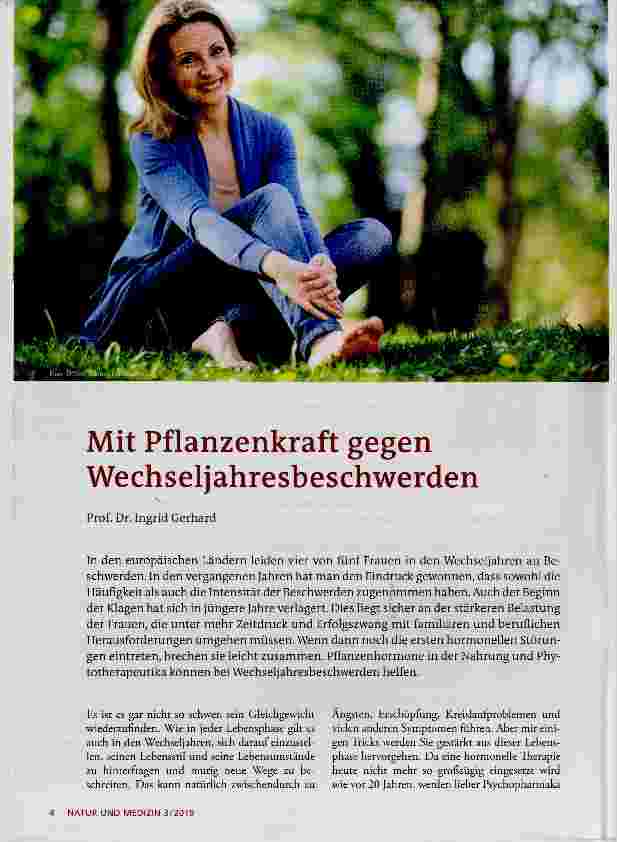 Vorschauseite 1: Mit Pflanzenkraft gegen Wechseljahresbeschwerden