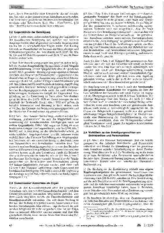 Vorschauseite 3: Arbeitnehmerbeteiligung im Konzern Stadt - Tarifliche Regelung der koordinierten Beteiligung von Betriebsräten und Personalräten bei der Stadt Hanau