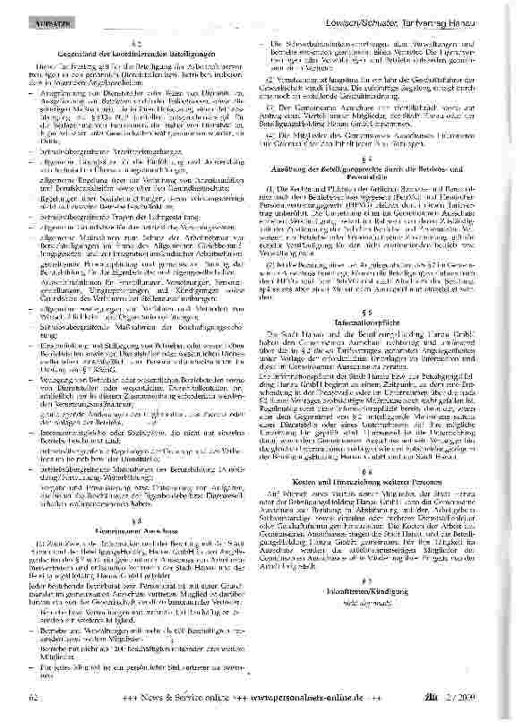 Vorschauseite 5: Arbeitnehmerbeteiligung im Konzern Stadt - Tarifliche Regelung der koordinierten Beteiligung von Betriebsräten und Personalräten bei der Stadt Hanau