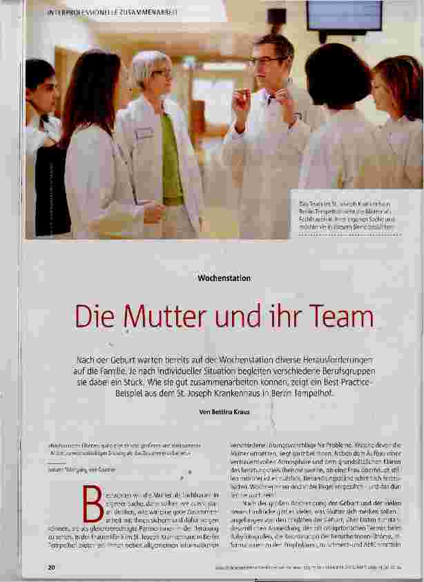 Vorschauseite 1: Die Mutter und ihr Team