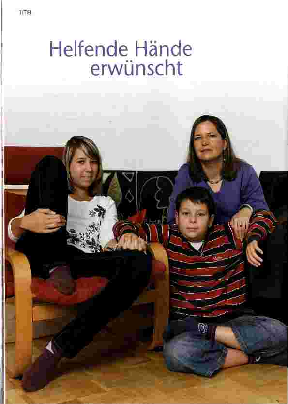 Vorschauseite 1: Helfende Hände erwünscht