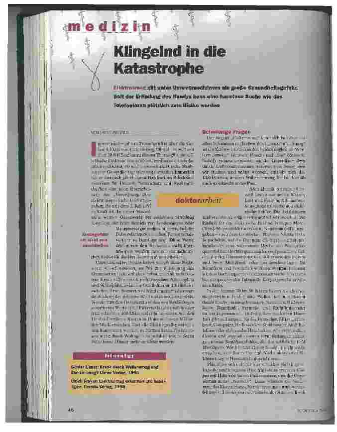 Vorschauseite 1: Klingelnd in die Katastrophe