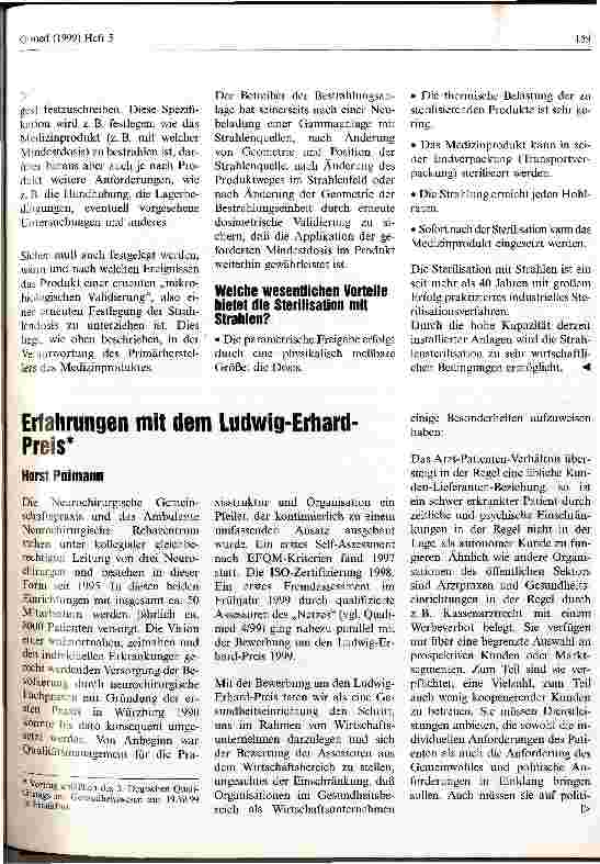 Vorschauseite 5: Die Sterilisation von Medizinprodukten mit Strahlen