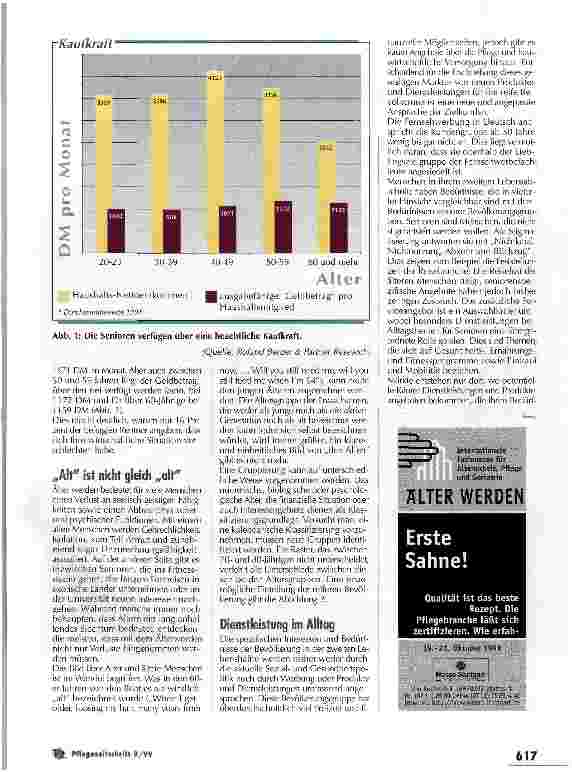 Vorschauseite 2: Produktanbieter und Dienstleister entdecken die Senioren Der ältere Mensch als Kunde