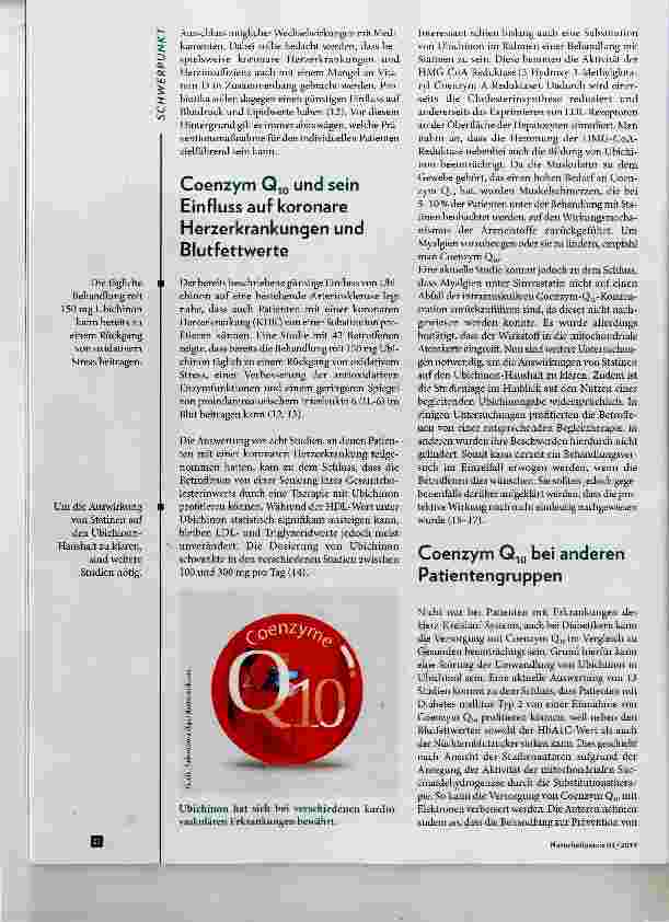 Vorschauseite 3: Chancen und Grenzen von Coenzym