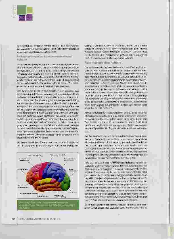 Vorschauseite 2: Hirntumorpatienten mit Aphasie - beeinträchtigte Kommunikation im Kontext onkologischer Pflege