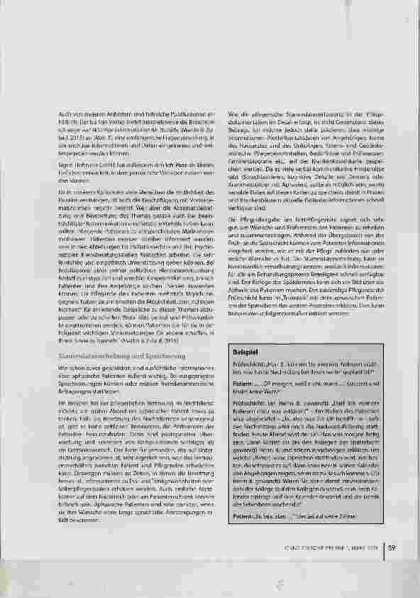 Vorschauseite 5: Hirntumorpatienten mit Aphasie - beeinträchtigte Kommunikation im Kontext onkologischer Pflege