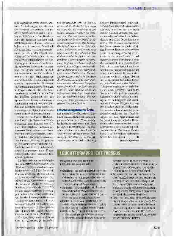 Vorschauseite 2: Web 3.0 im Dienst der Medizin