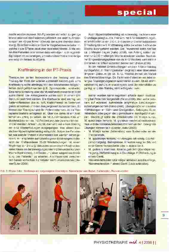 Vorschauseite 5: Morbus Parkinson Teil III - Hilft Krafttraining