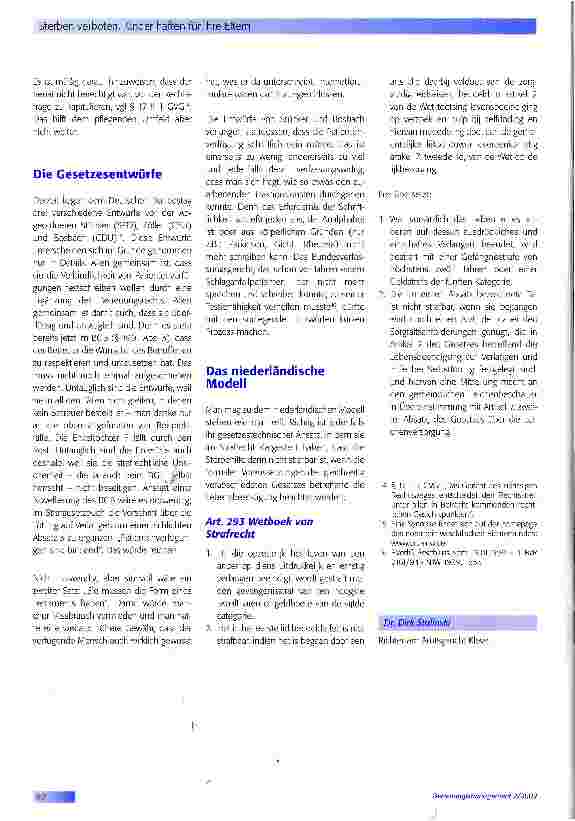 Vorschauseite 4: Sterben verboten. Kinder haften für ihre Eltern.