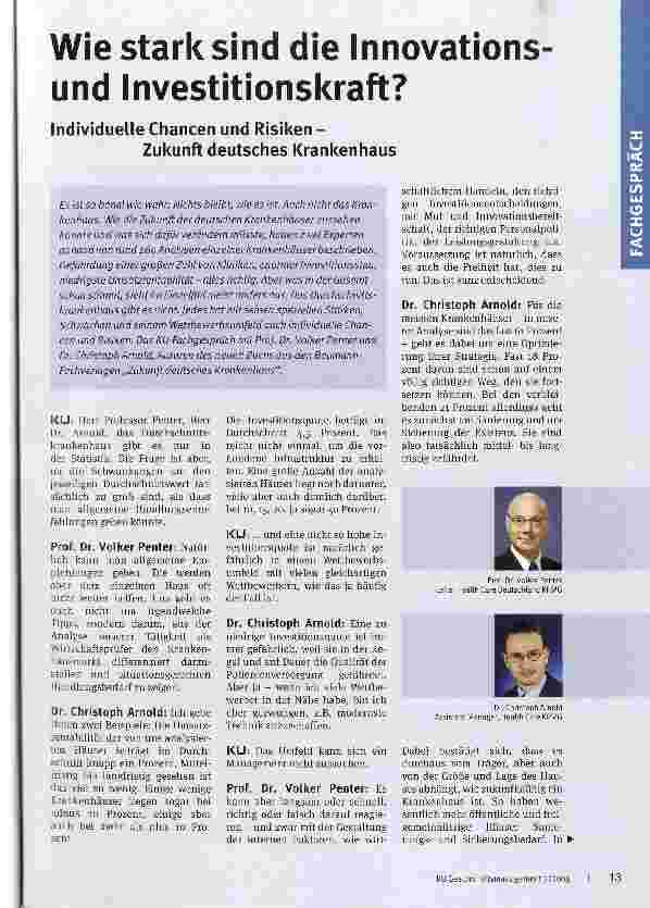 Vorschauseite 1: Wie stark sind die Innovations und Investitionskraft?