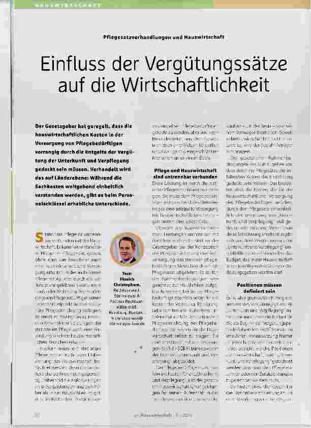 Vorschauseite 1: Einfluss der Vergütungssätze auf die Wirtschaftlichkeit