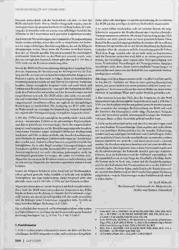 Vorschauseite 2: Anspruch auf Erstattung zu Unrecht gezahlter Umsatzsteuer auf patientenindividuelle Zubereitungen