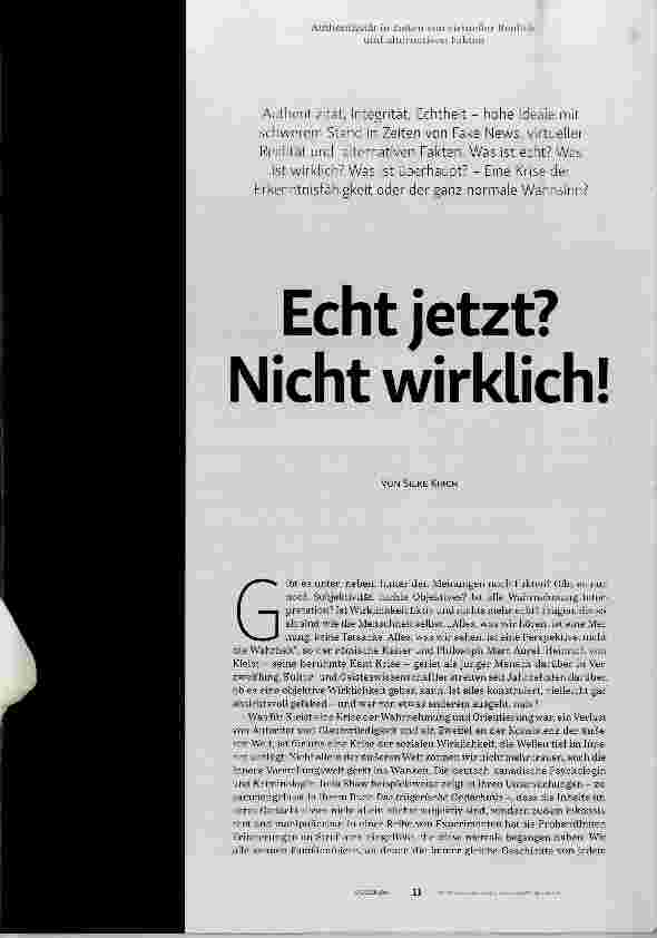 Vorschauseite 1: Echt jetzt? Nicht wirklich!