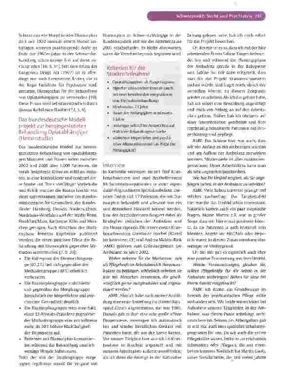 Vorschauseite 4: Arbeitsplatz Heroinambulanz