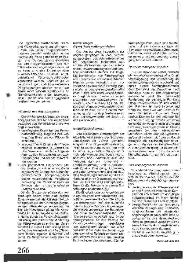 Vorschauseite 3: Familienpflege im Altenheim