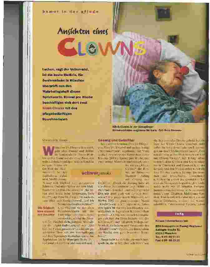 Vorschauseite 1: Ansichten eines Clowns
