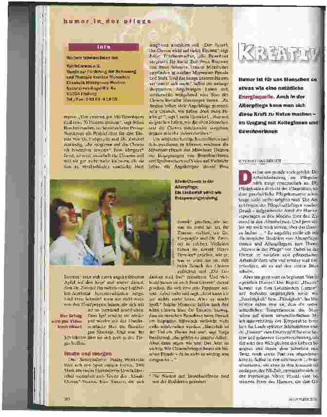 Vorschauseite 3: Ansichten eines Clowns